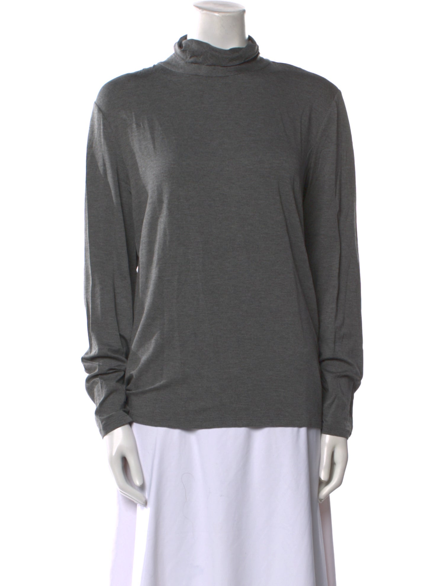 St. John Turtleneck Long Sleeve Sweatshirt