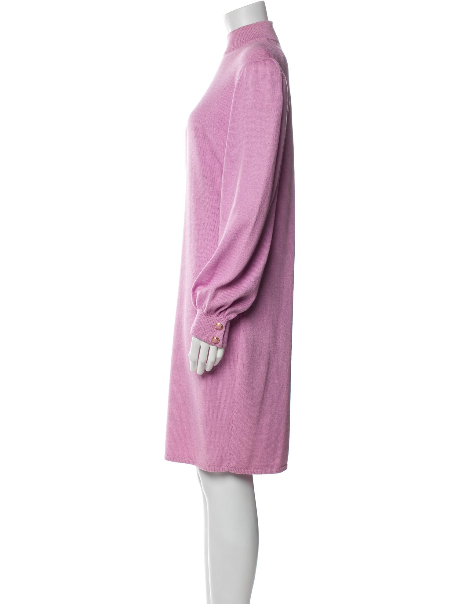 St. John Mock Neck Midi Length Dress w/ Tags