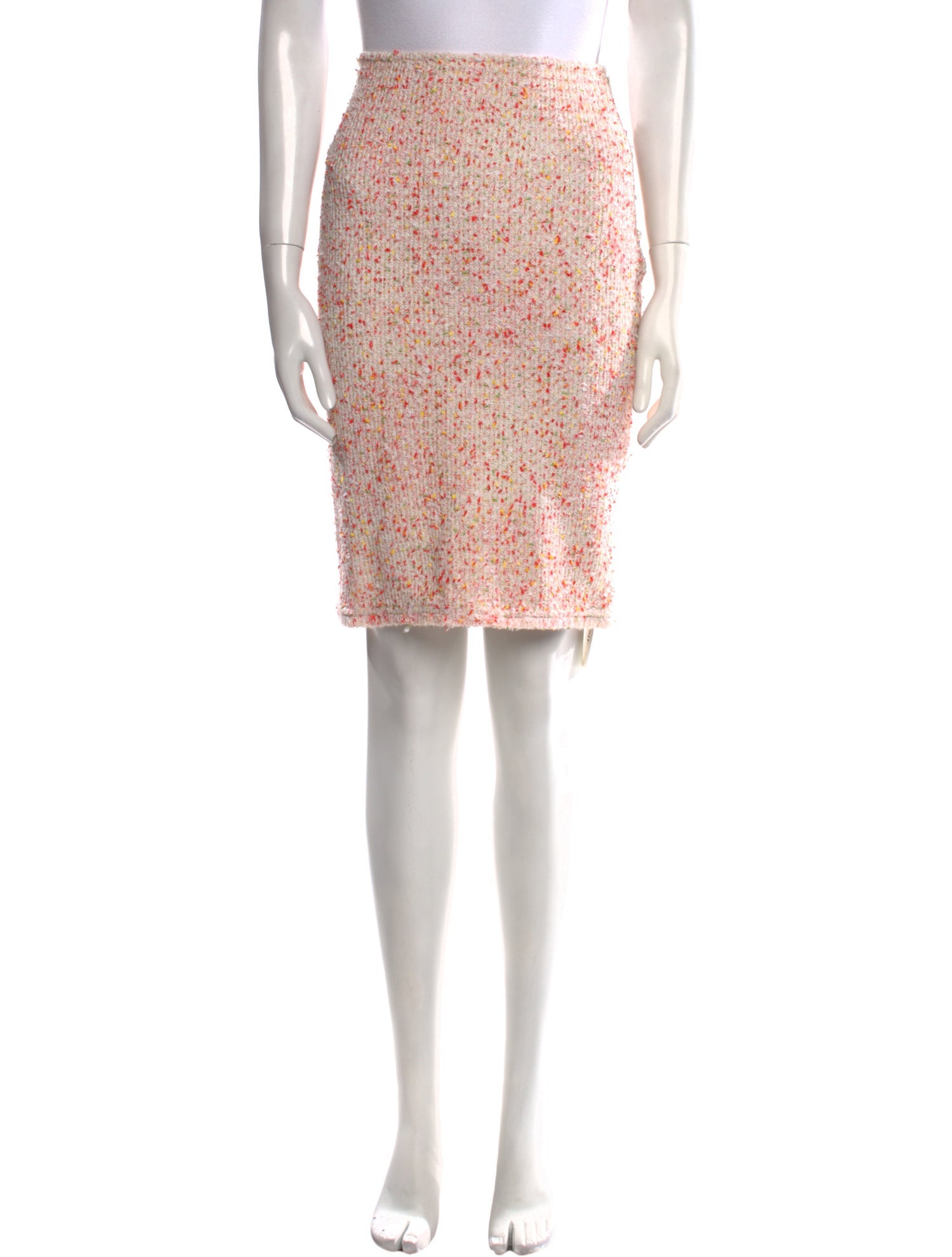 St. John Tweed Pattern Mini Skirt