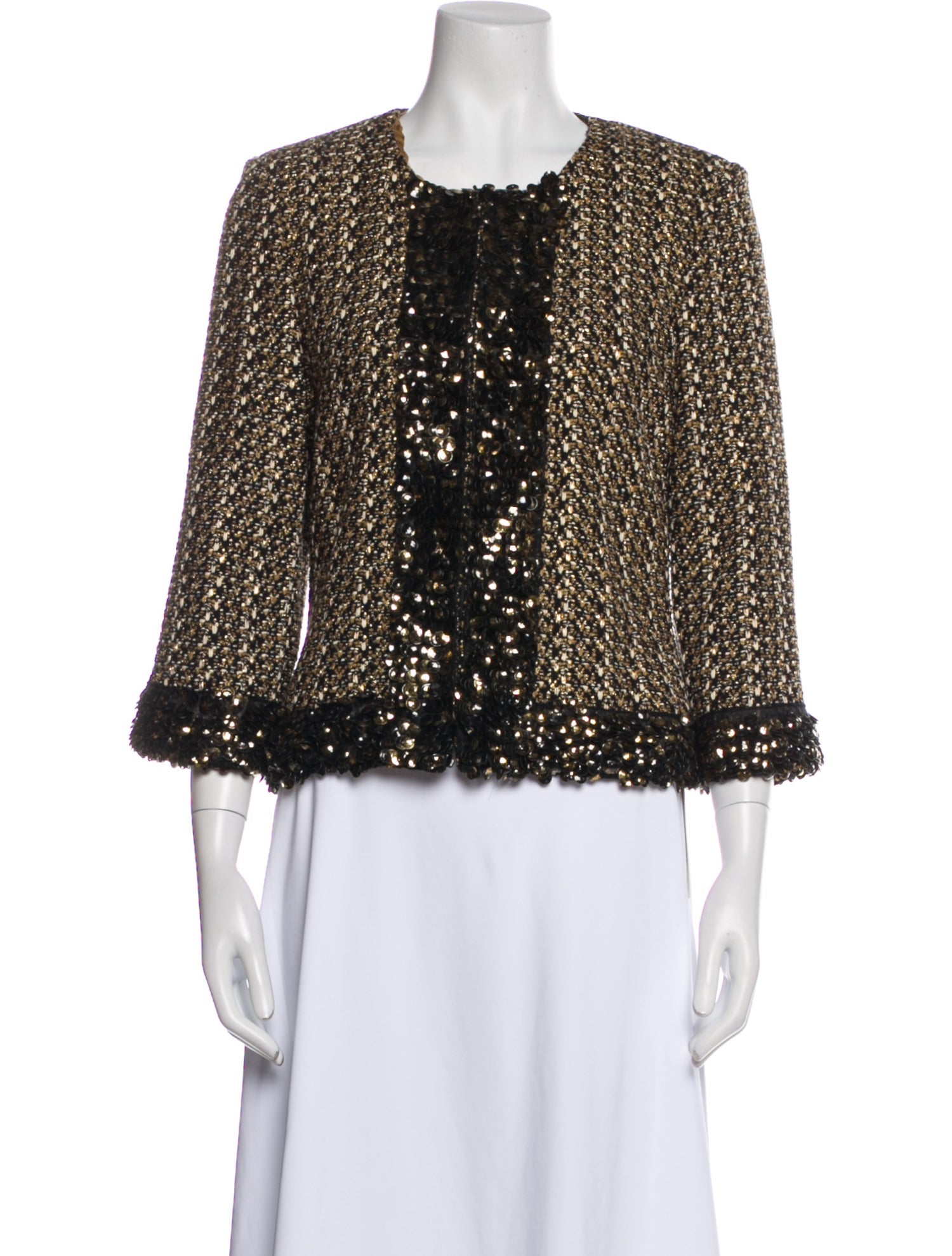 St. John Couture Printed Evening Jacket