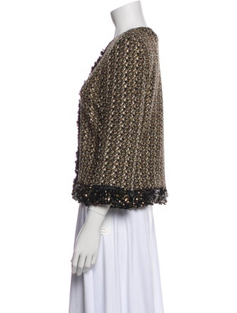 St. John Couture Printed Evening Jacket