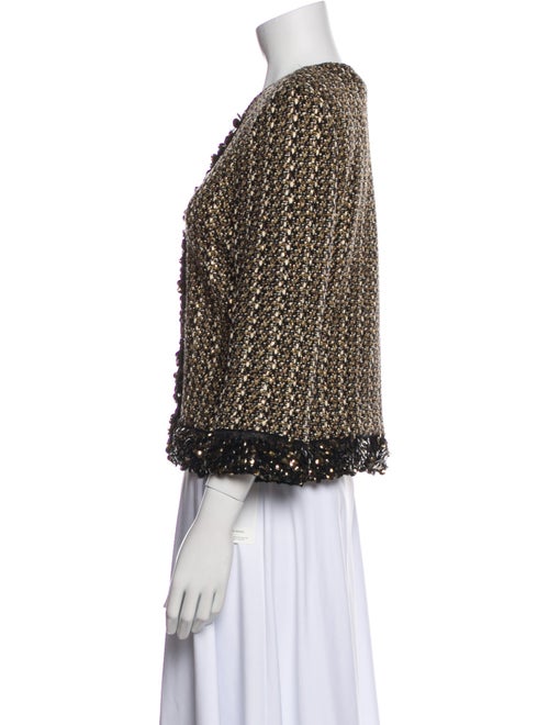 St. John Couture Printed Evening Jacket