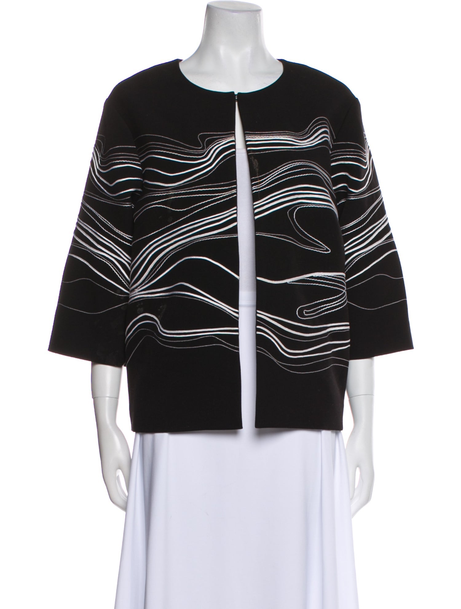 St. John Printed Evening Jacket