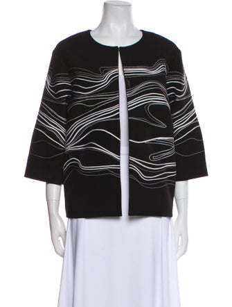 St. John Printed Evening Jacket