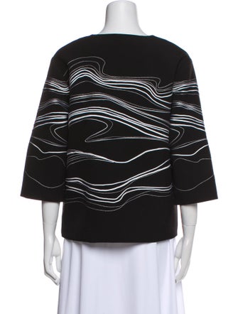 St. John Printed Evening Jacket