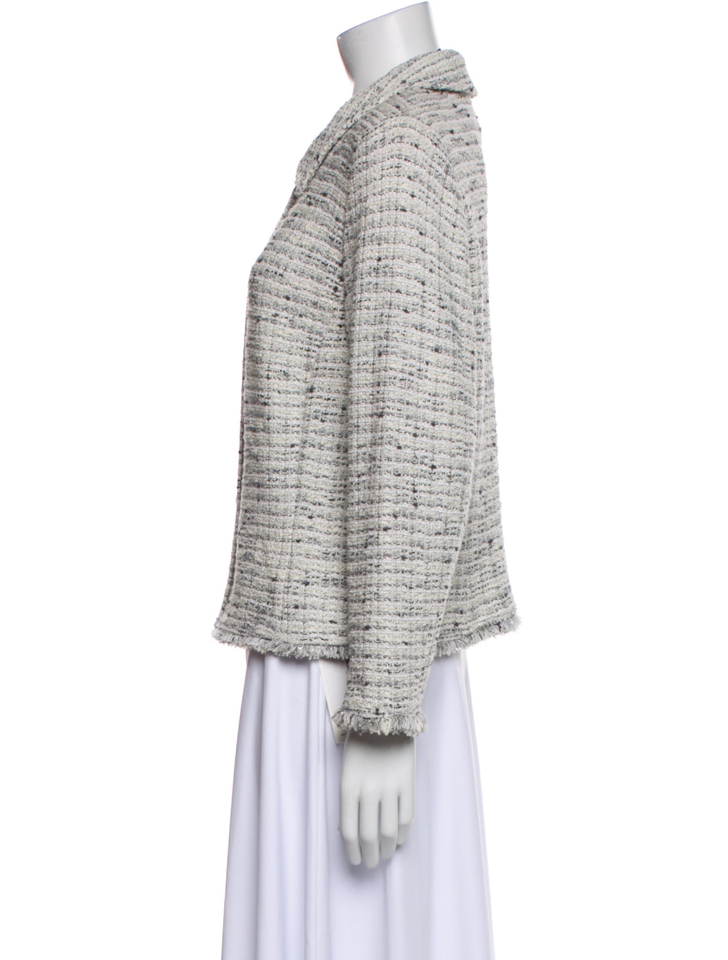 St. John Tweed Pattern Blazer