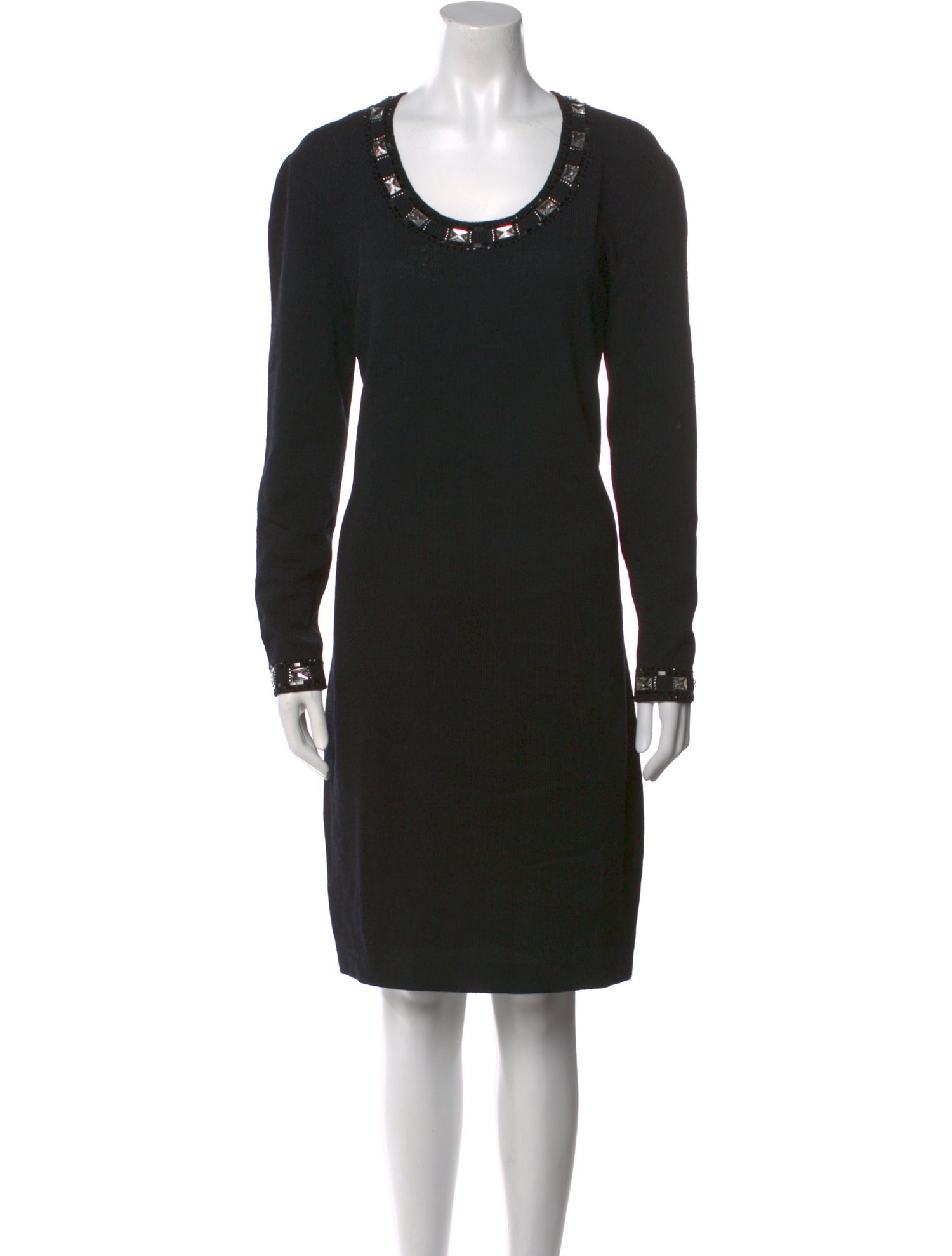 St. John Wool Knee-Length Dress