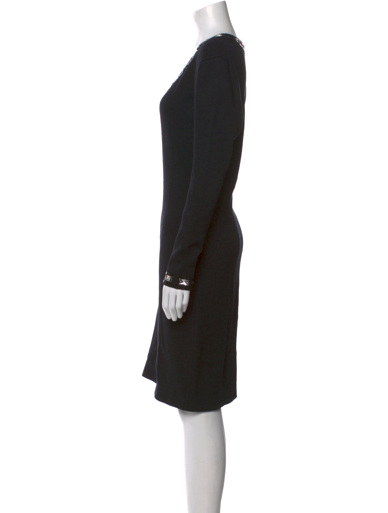 St. John Wool Knee-Length Dress