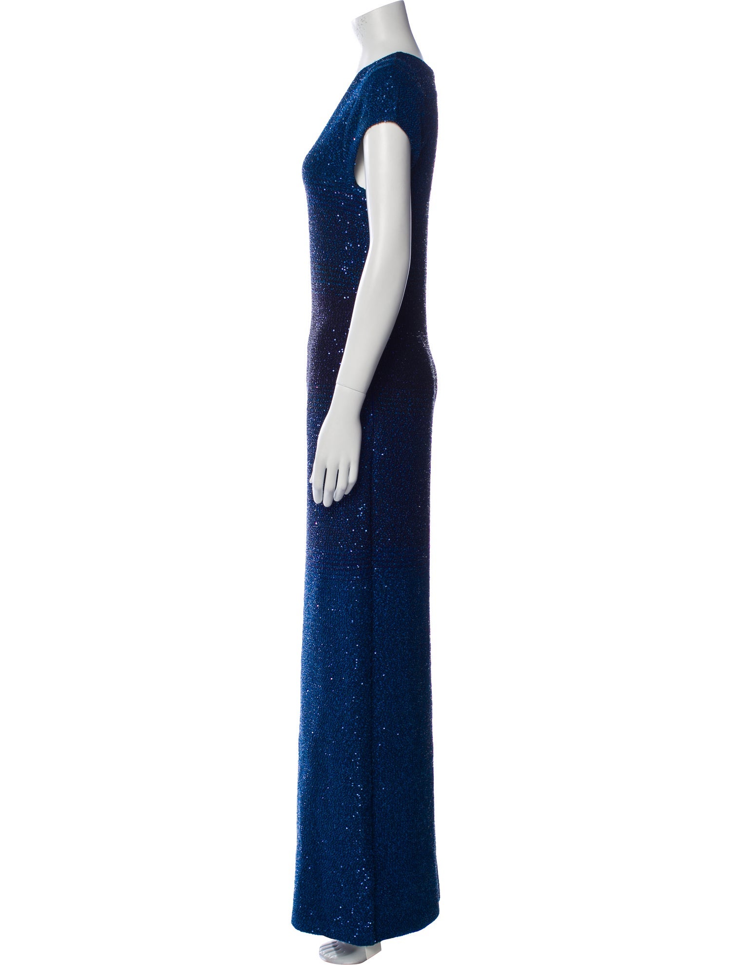 St. John V-Neck Long Dress w/ Tags