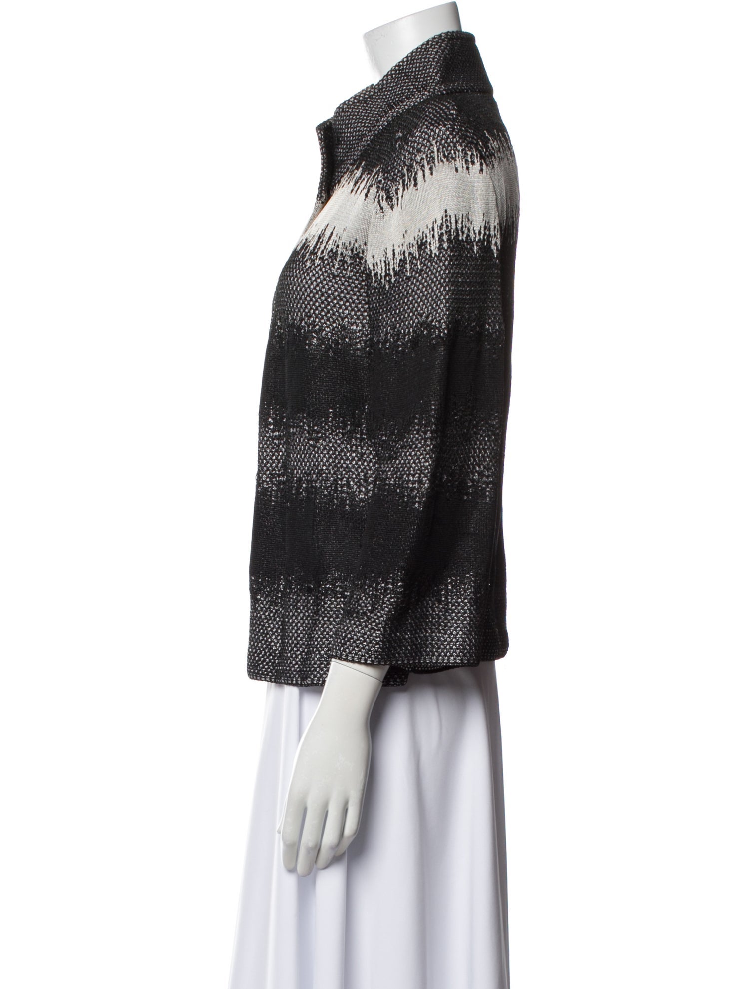 St. John Plaid Print Jacket