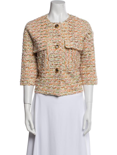 St. John Wool Tweed Pattern Evening Jacket