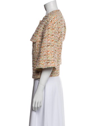 St. John Wool Tweed Pattern Evening Jacket