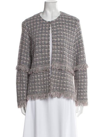 St. John Tweed Pattern Evening Jacket