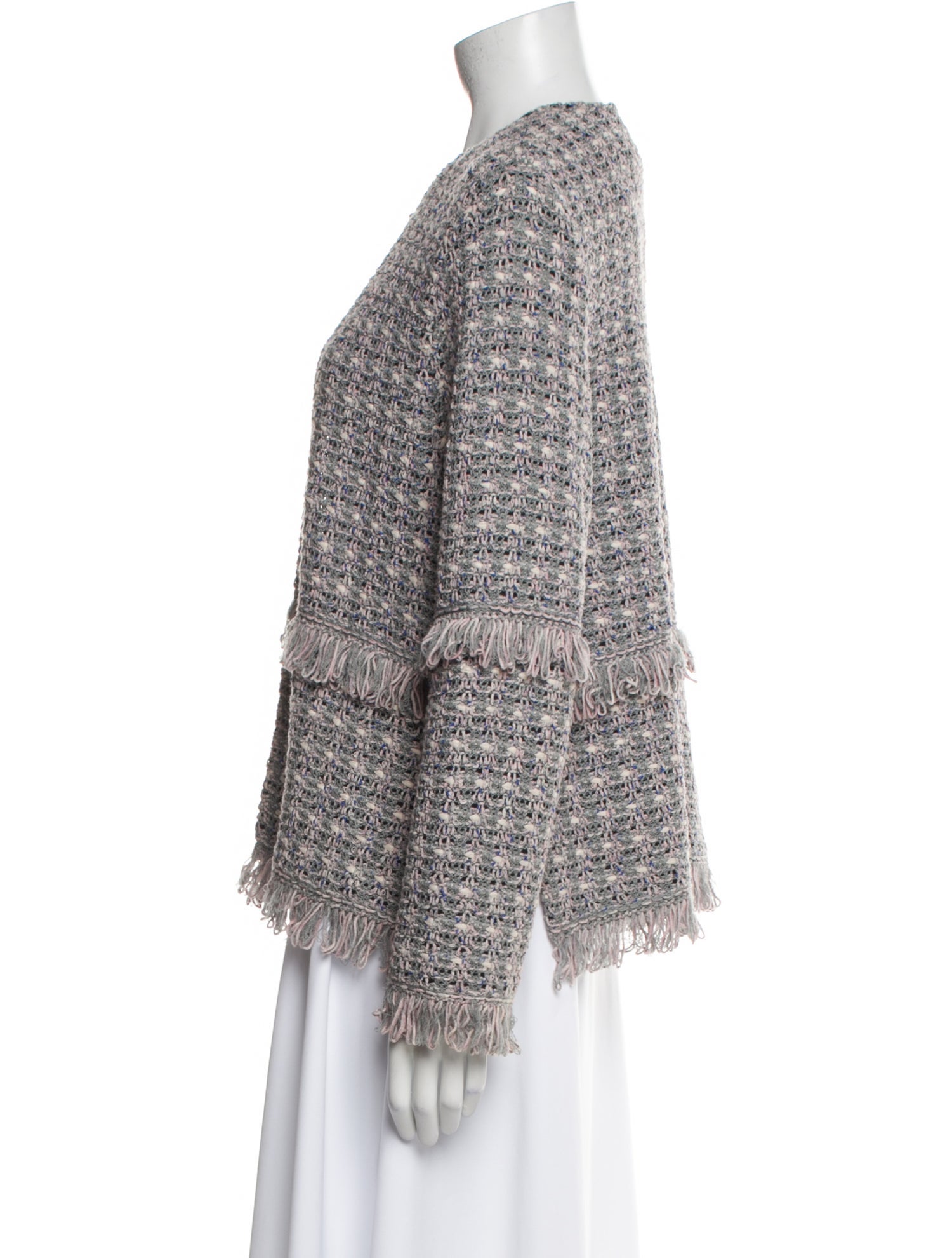 St. John Tweed Pattern Evening Jacket