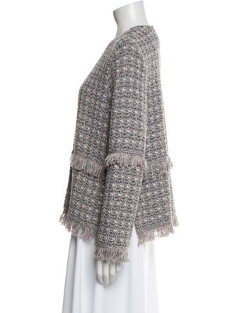 St. John Tweed Pattern Evening Jacket