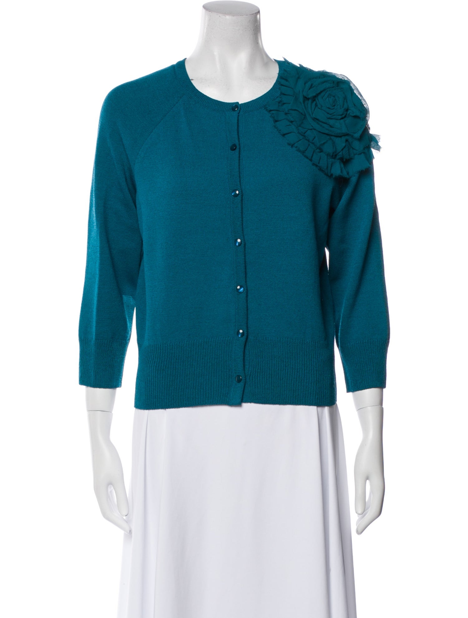 St. John Scoop Neck Sweater