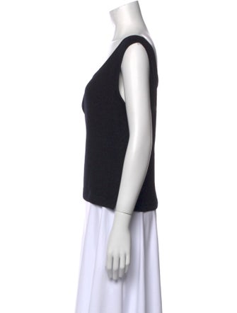 St. John Wool Scoop Neck Top