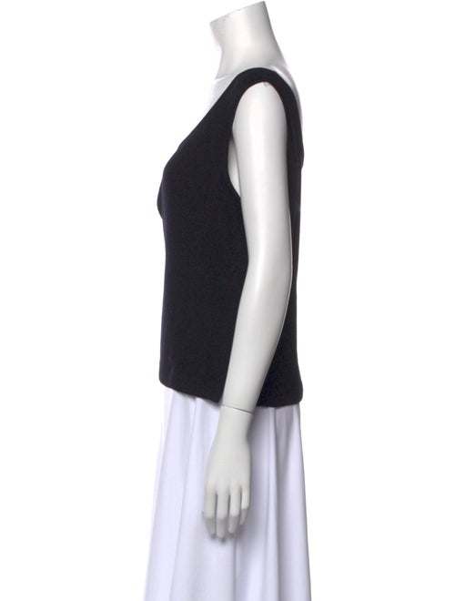 St. John Wool Scoop Neck Top