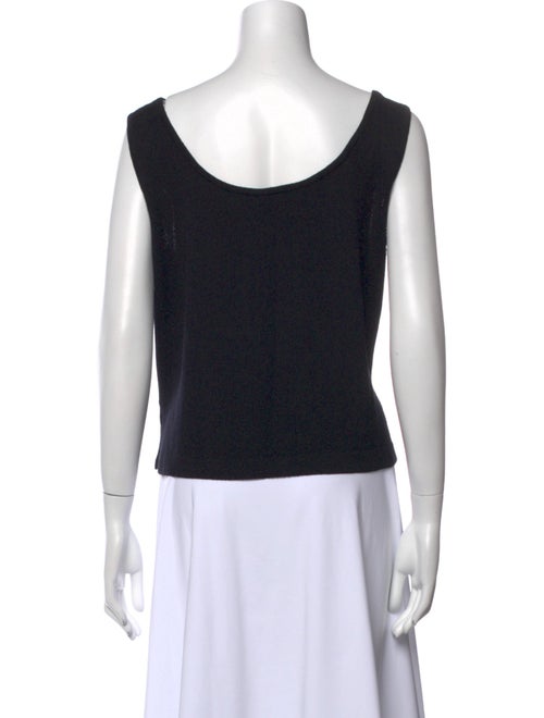 St. John Wool Scoop Neck Top