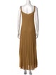 St. John Square Neckline Long Dress