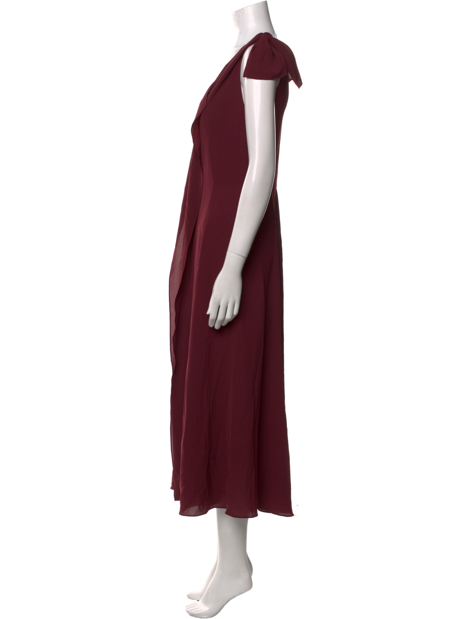 St. John V-Neck Long Dress
