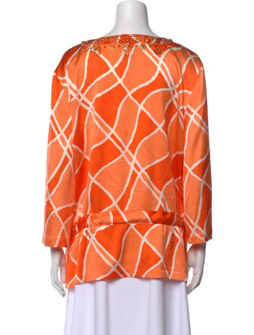 St. John Silk Printed Tunic