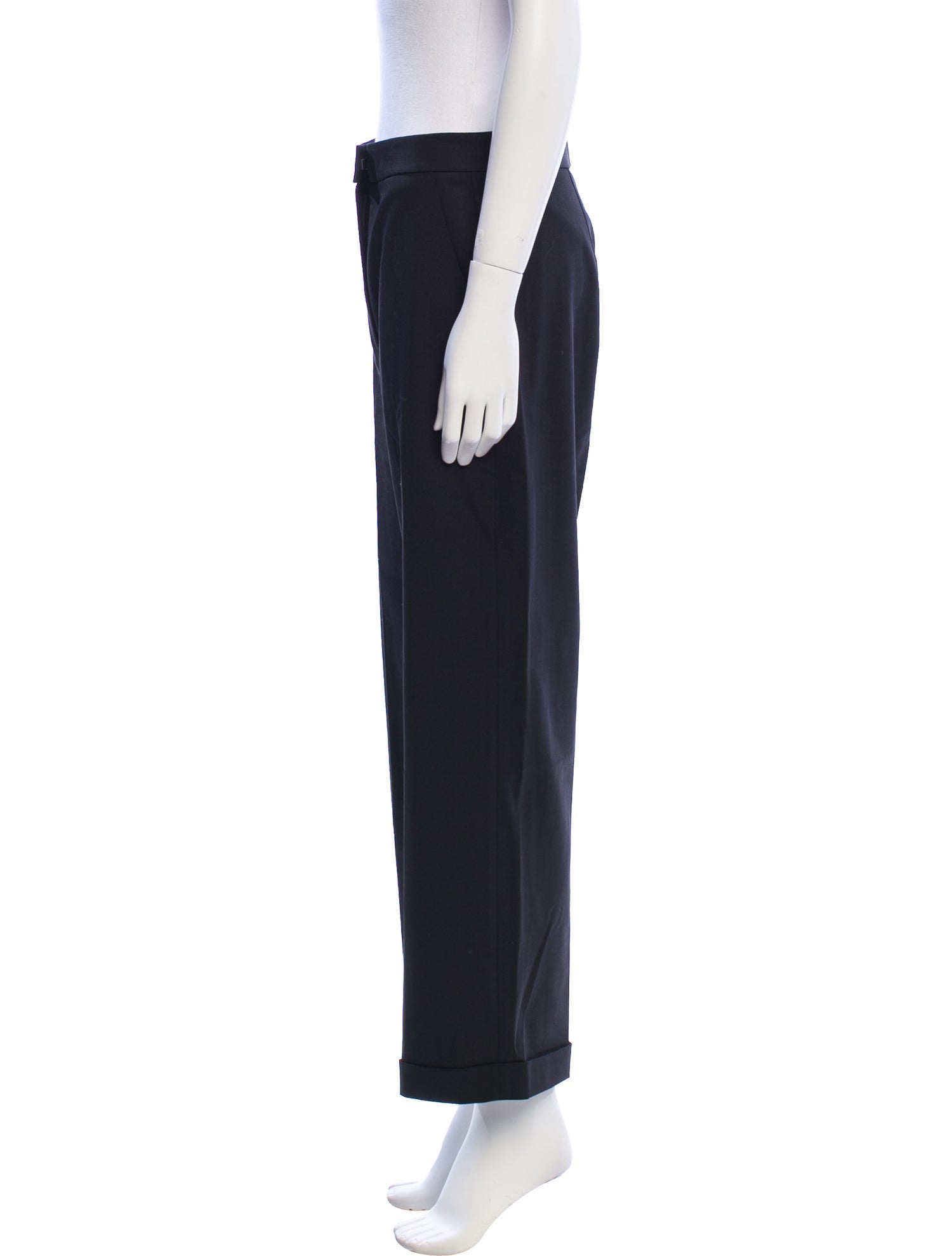 St. John Wool Wide Leg Pants
