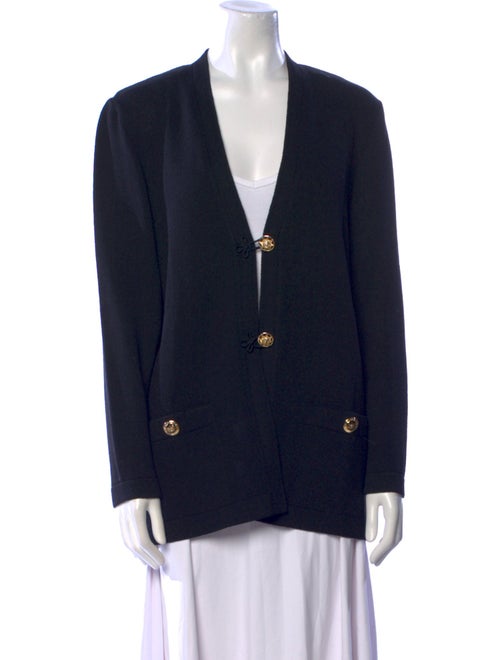 St. John Wool V-Neck Sweater