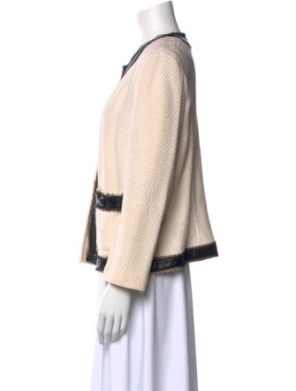 St. John Wool Striped Sweater