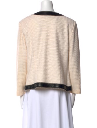 St. John Wool Striped Sweater