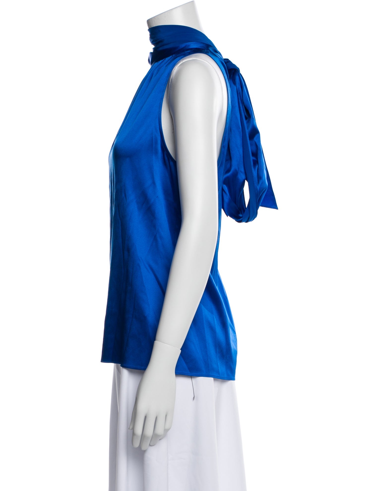 St. John Silk Turtleneck Blouse