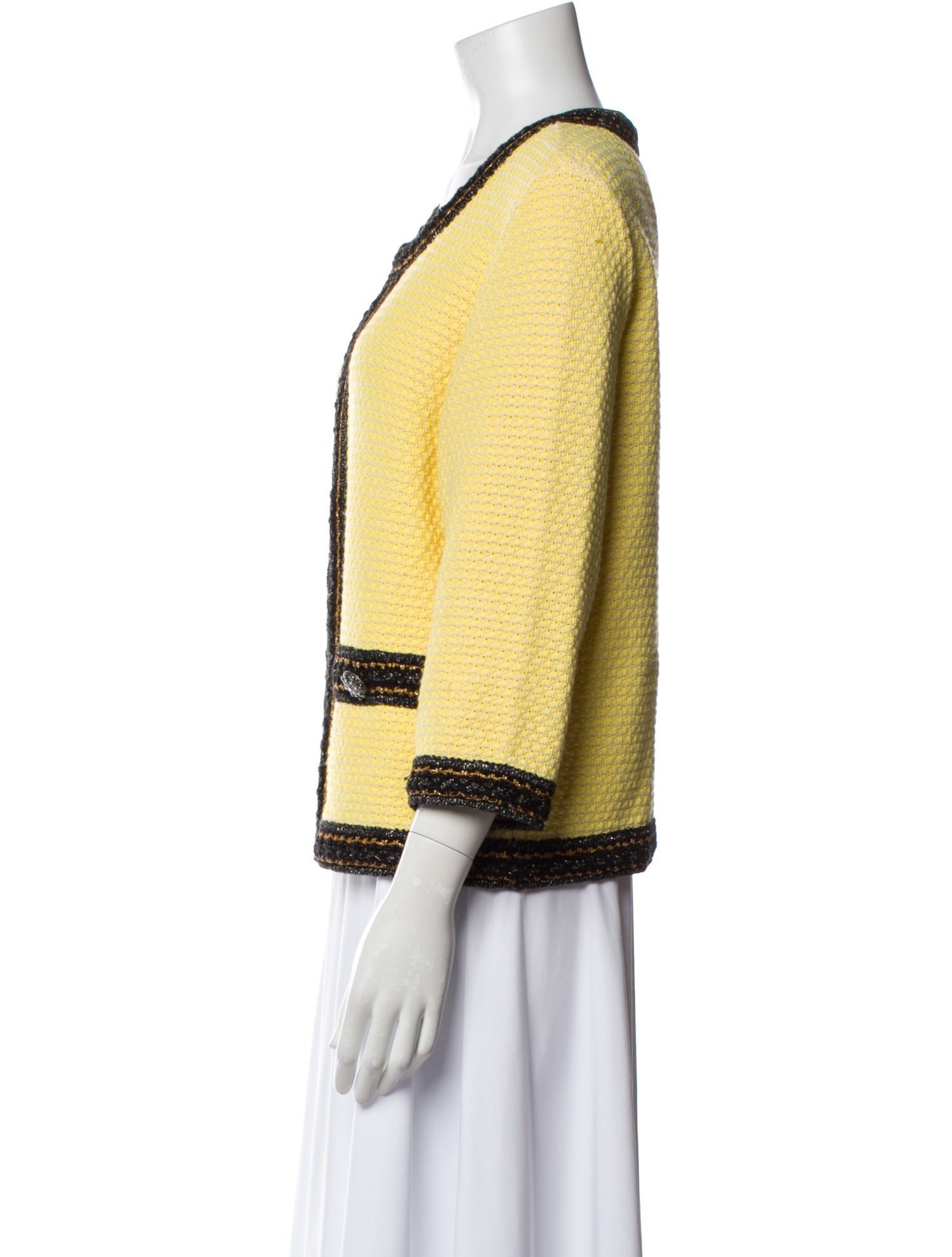 St. John Wool Tweed Pattern Evening Jacket