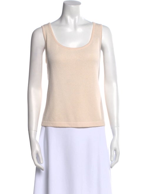 St. John Wool Scoop Neck Top