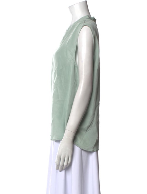 St. John V-Neck Sleeveless Blouse