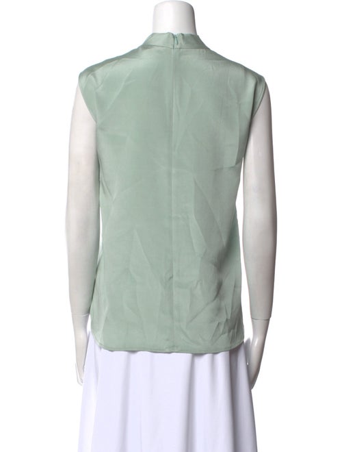 St. John V-Neck Sleeveless Blouse