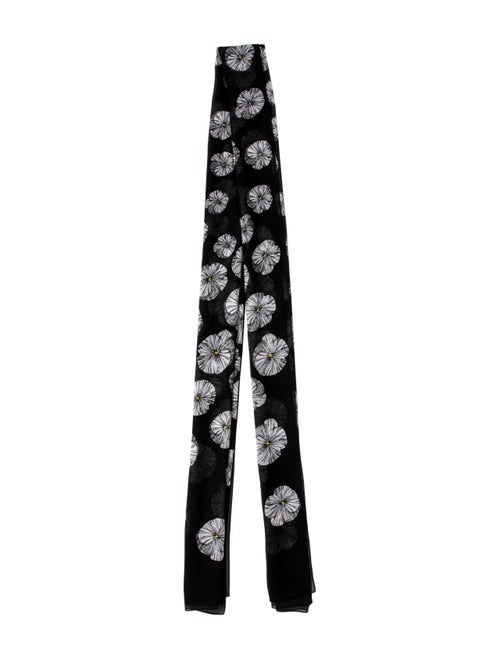 St. John Floral Print Scarf