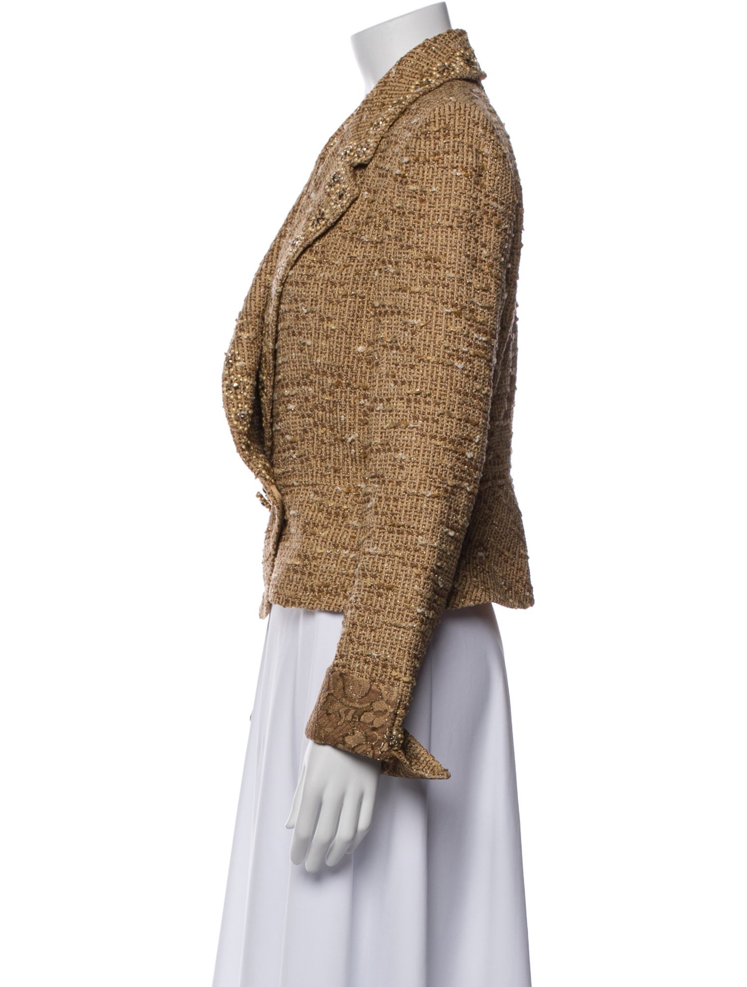 St. John Tweed Pattern Blazer