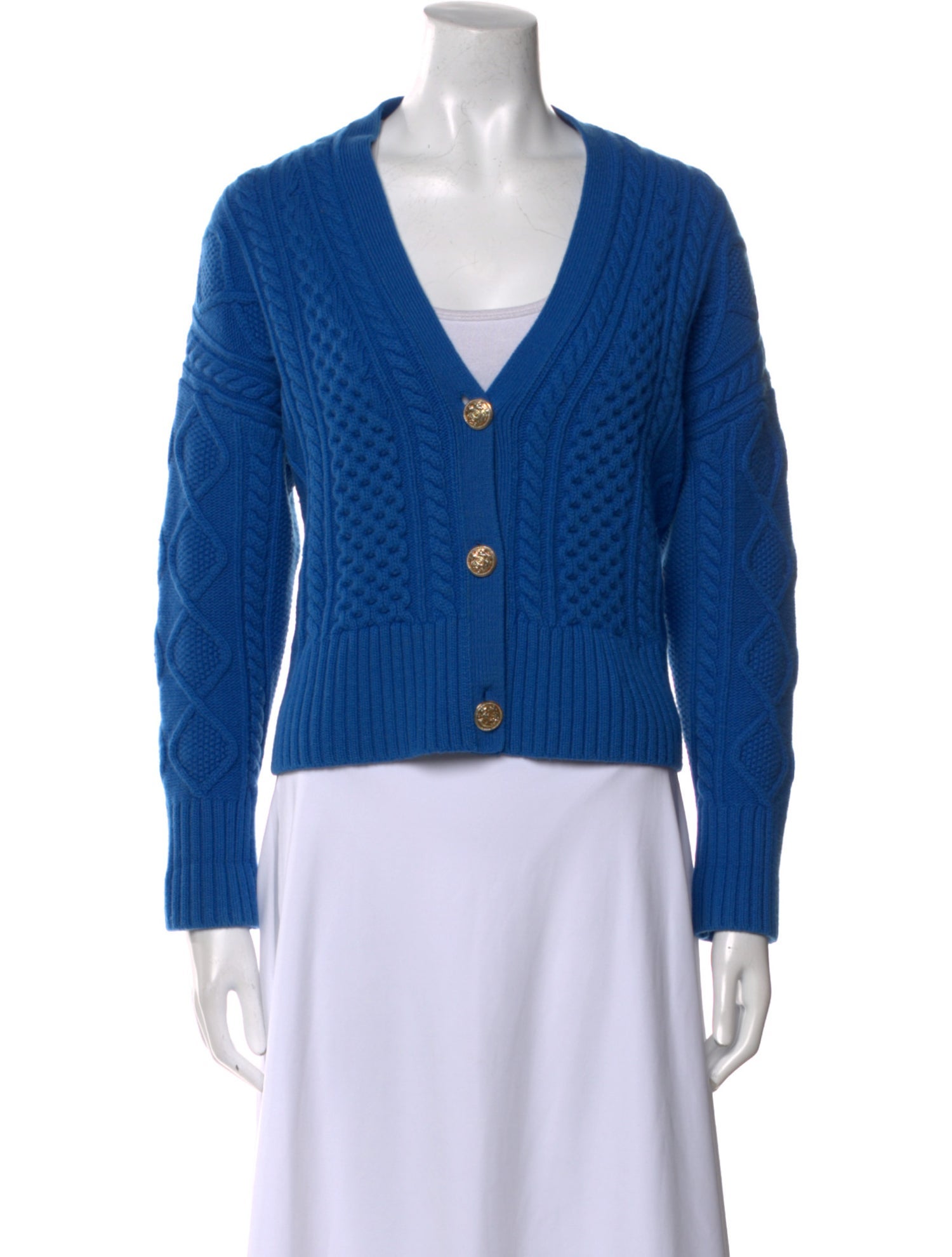 St. John Wool V-Neck Sweater
