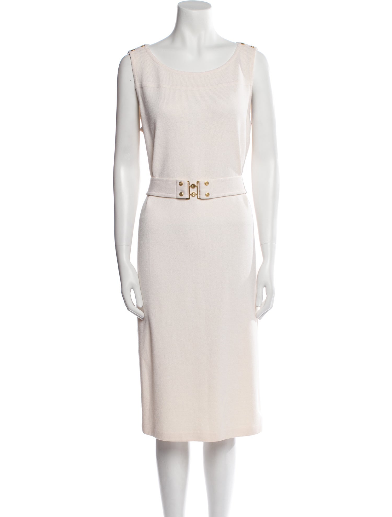 St. John Wool Knee-Length Dress w/ Tags