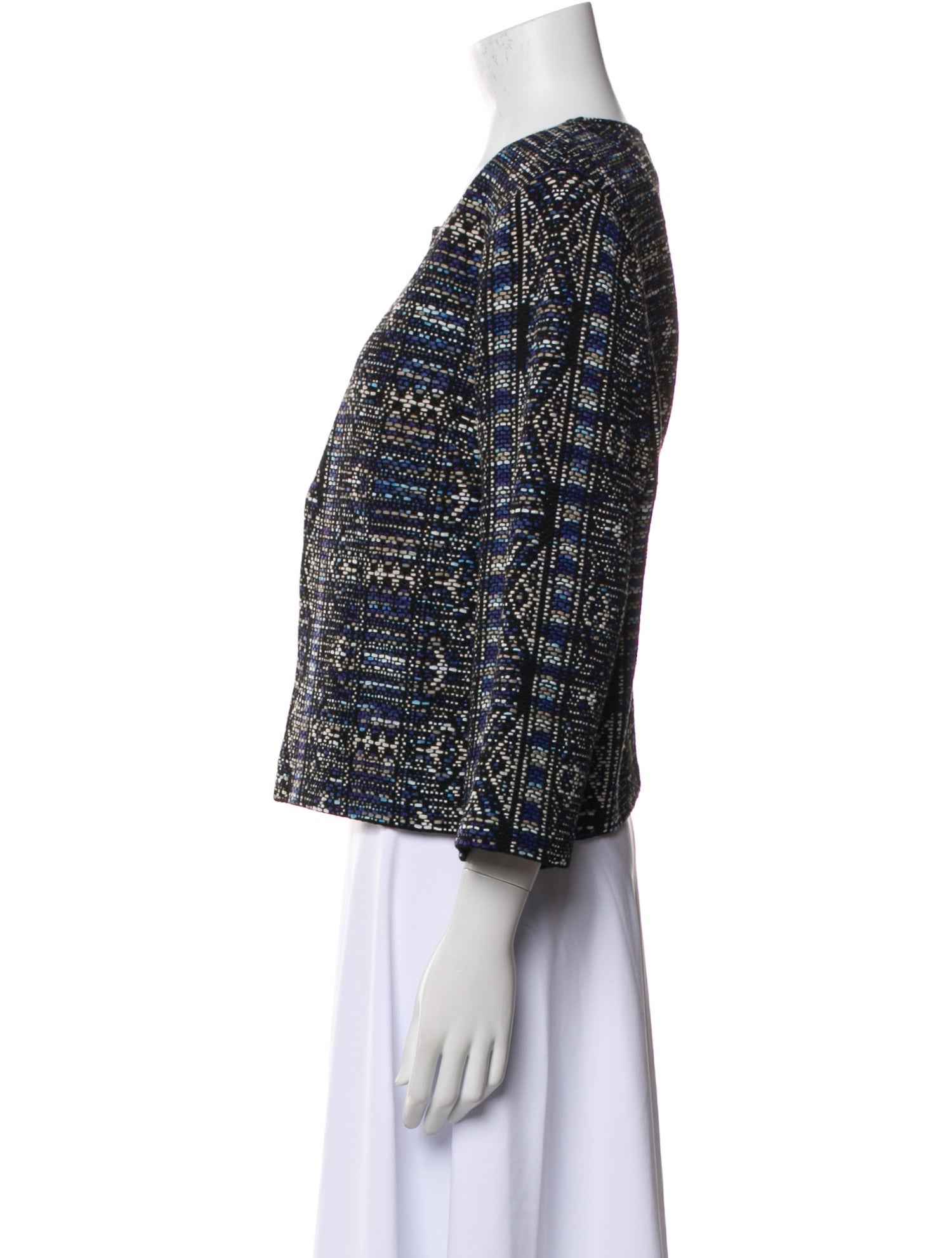 St. John Tweed Pattern Jacket