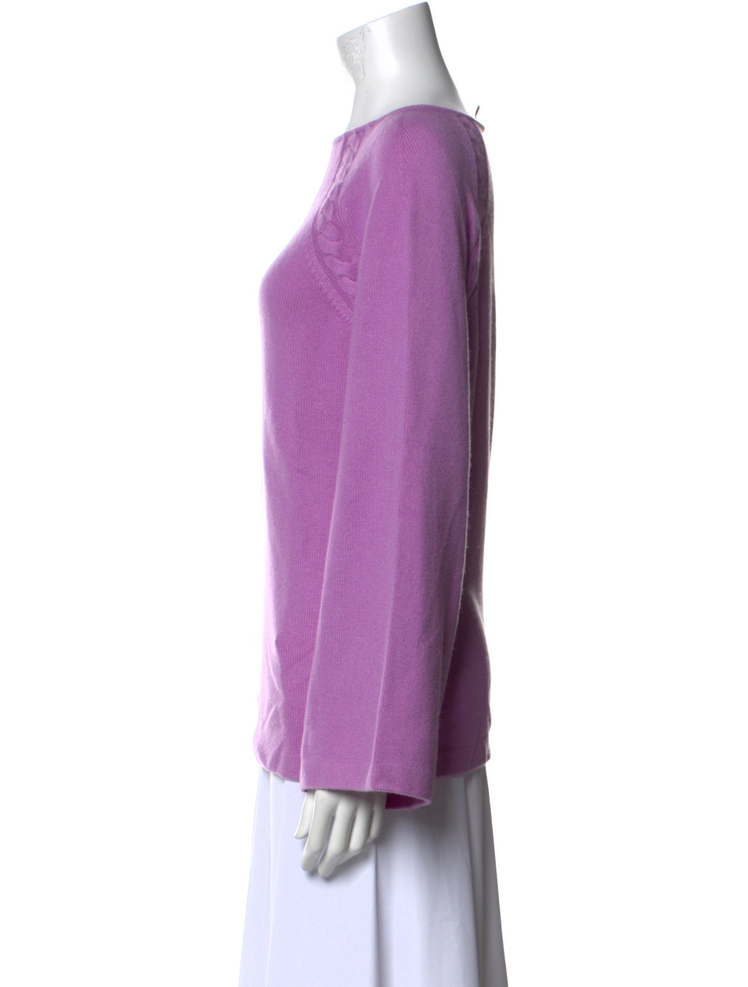 St. John Cashmere Bateau Neckline Sweater