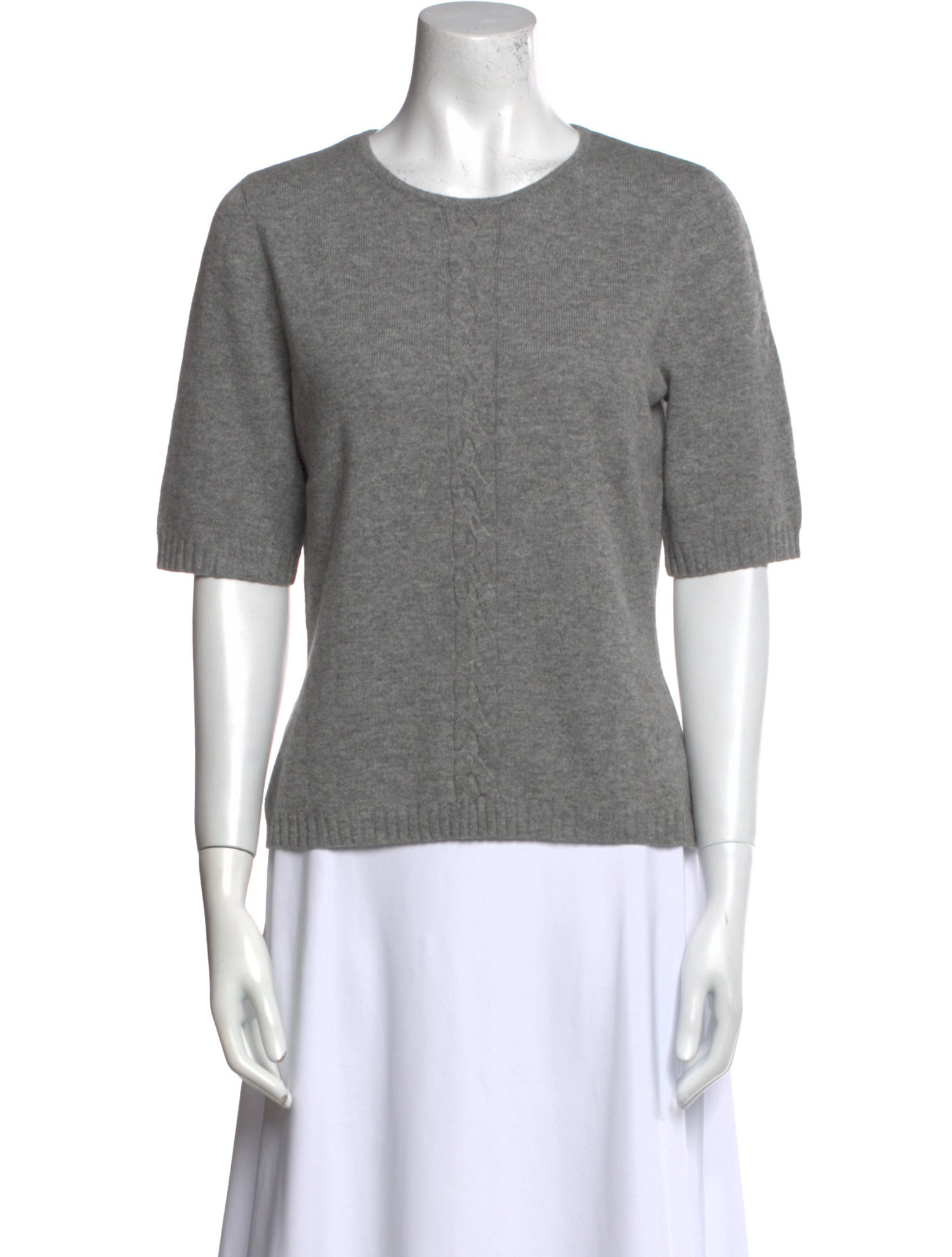 St. John Cashmere Scoop Neck Sweater