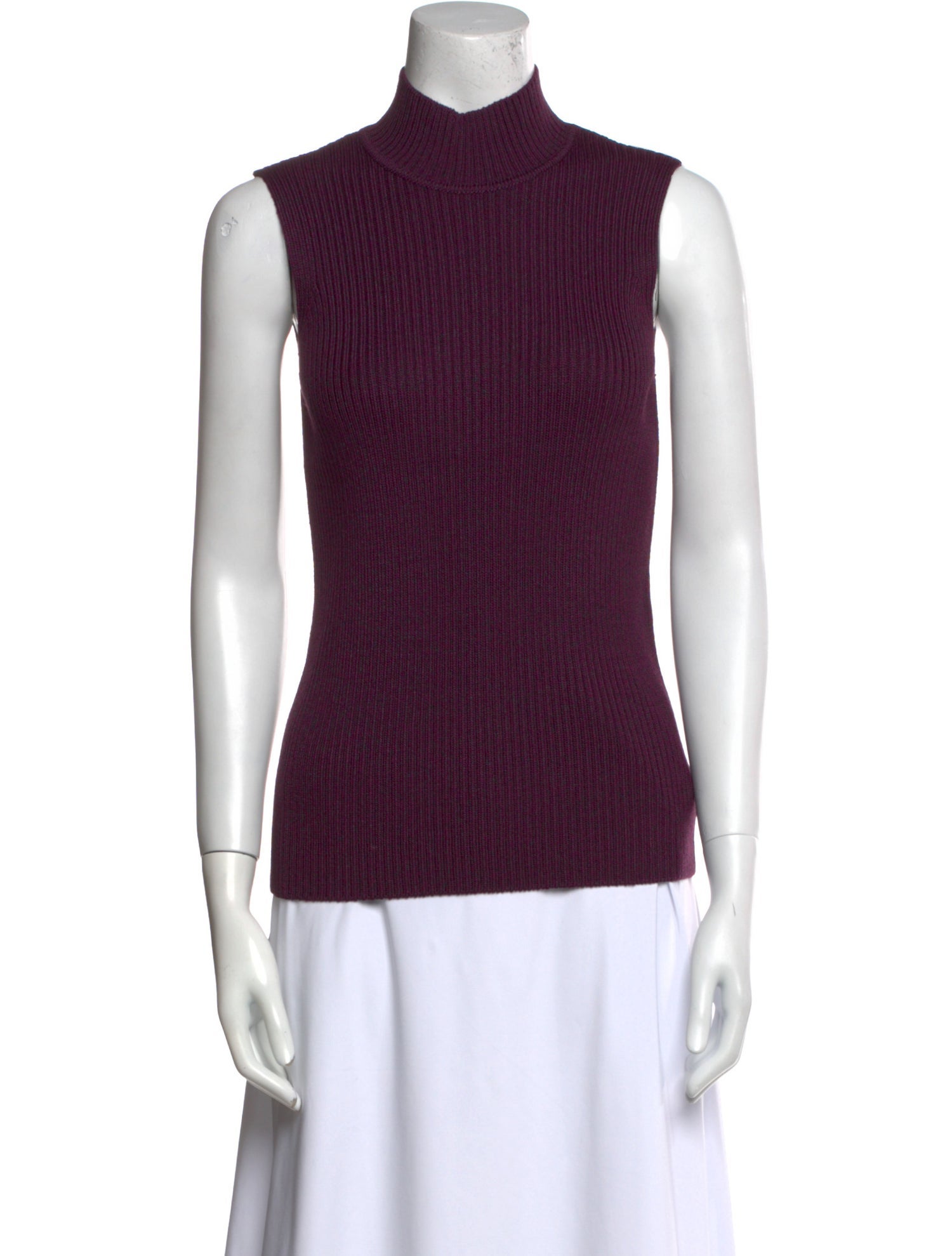 St. John Mock Neck Sweater