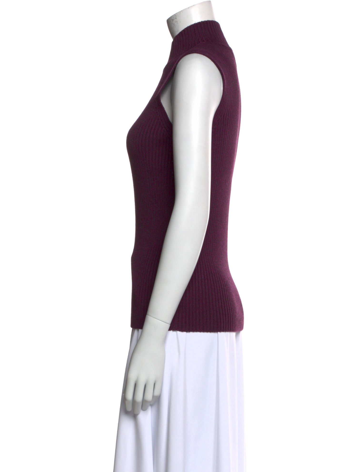 St. John Mock Neck Sweater