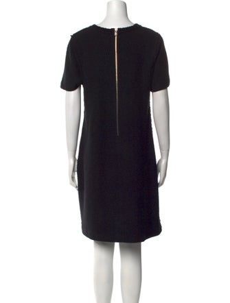 St. John Crew Neck Knee-Length Dress