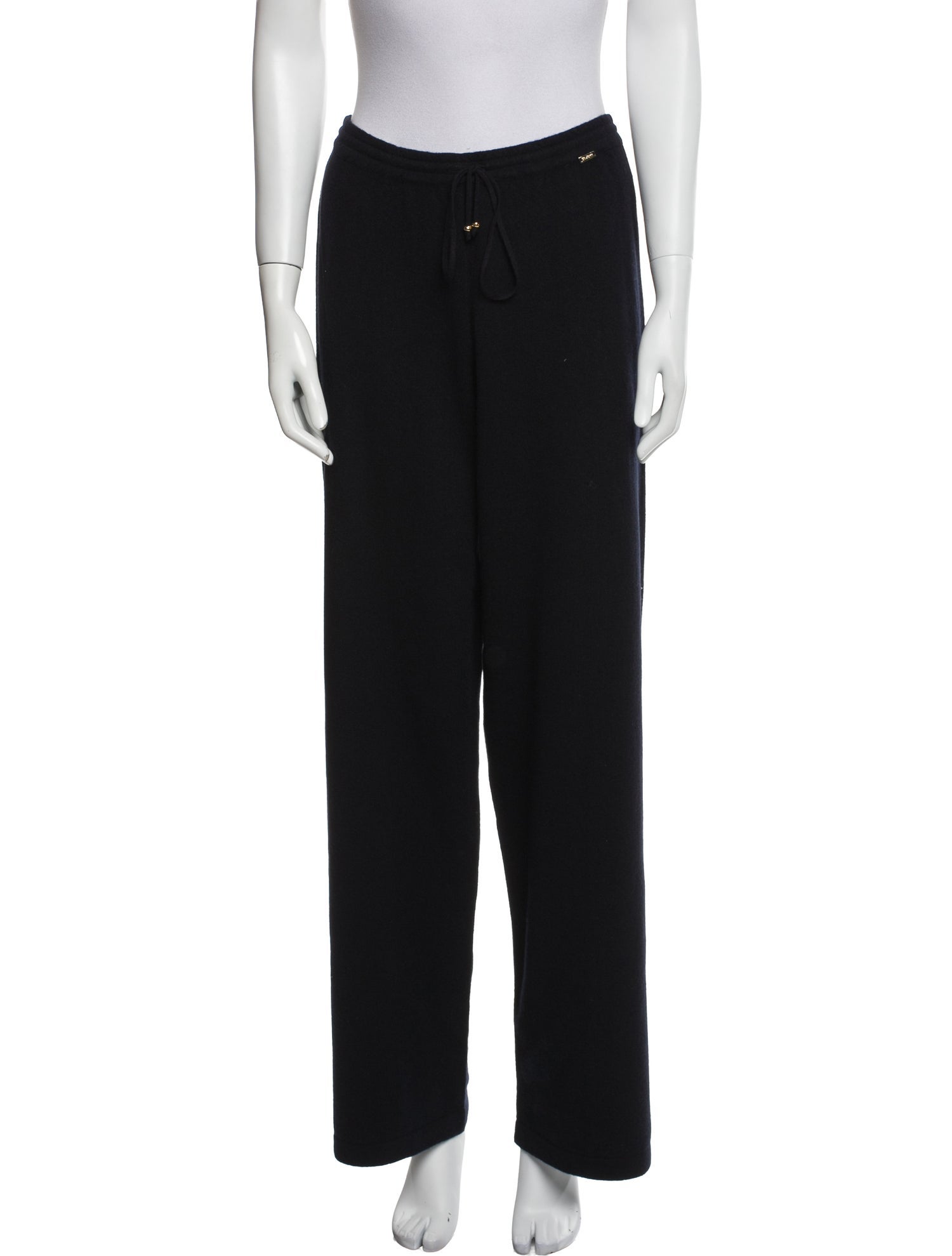 St. John Cashmere Wide Leg Pants