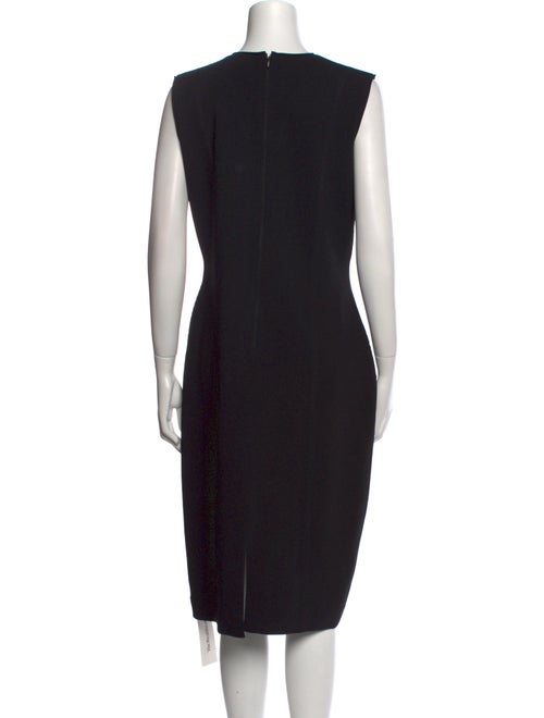 St. John V-Neck Midi Length Dress