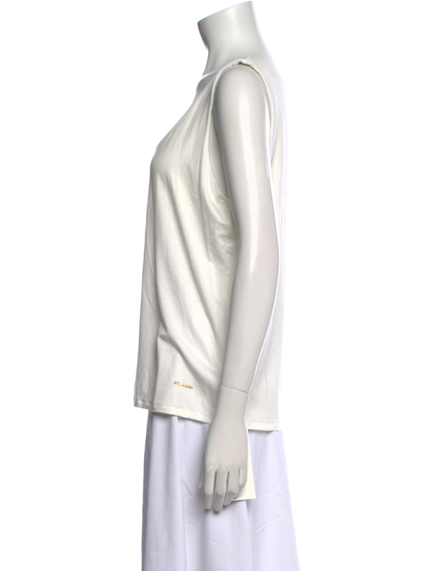 St. John Scoop Neck Sleeveless Top w/ Tags