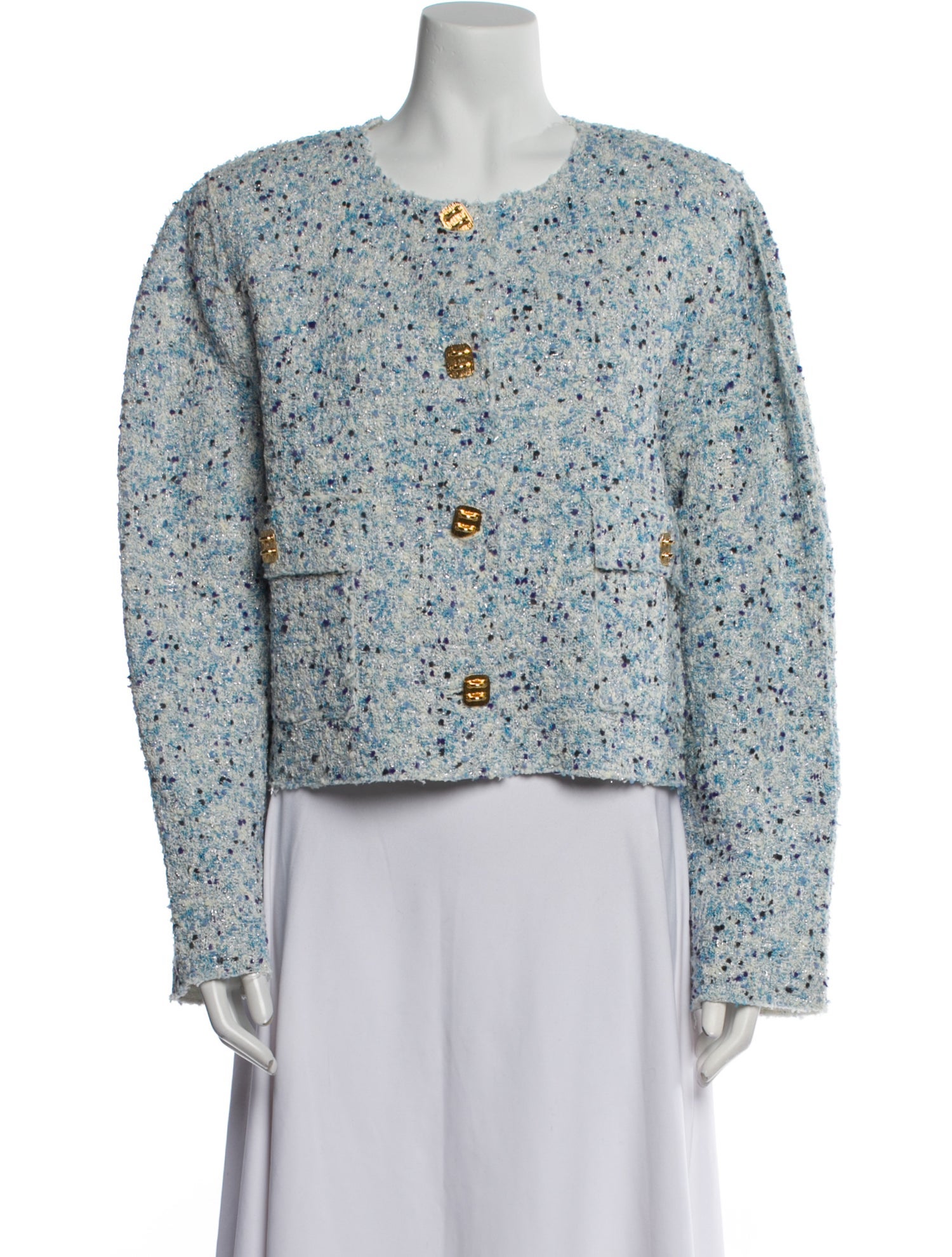 St. John Tweed Pattern Evening Jacket w/ Tags