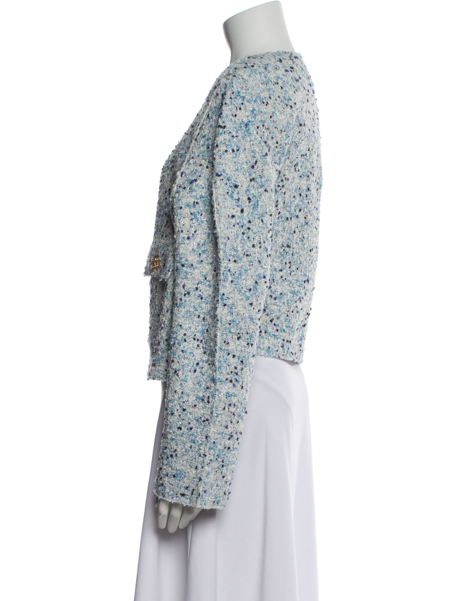 St. John Tweed Pattern Evening Jacket w/ Tags